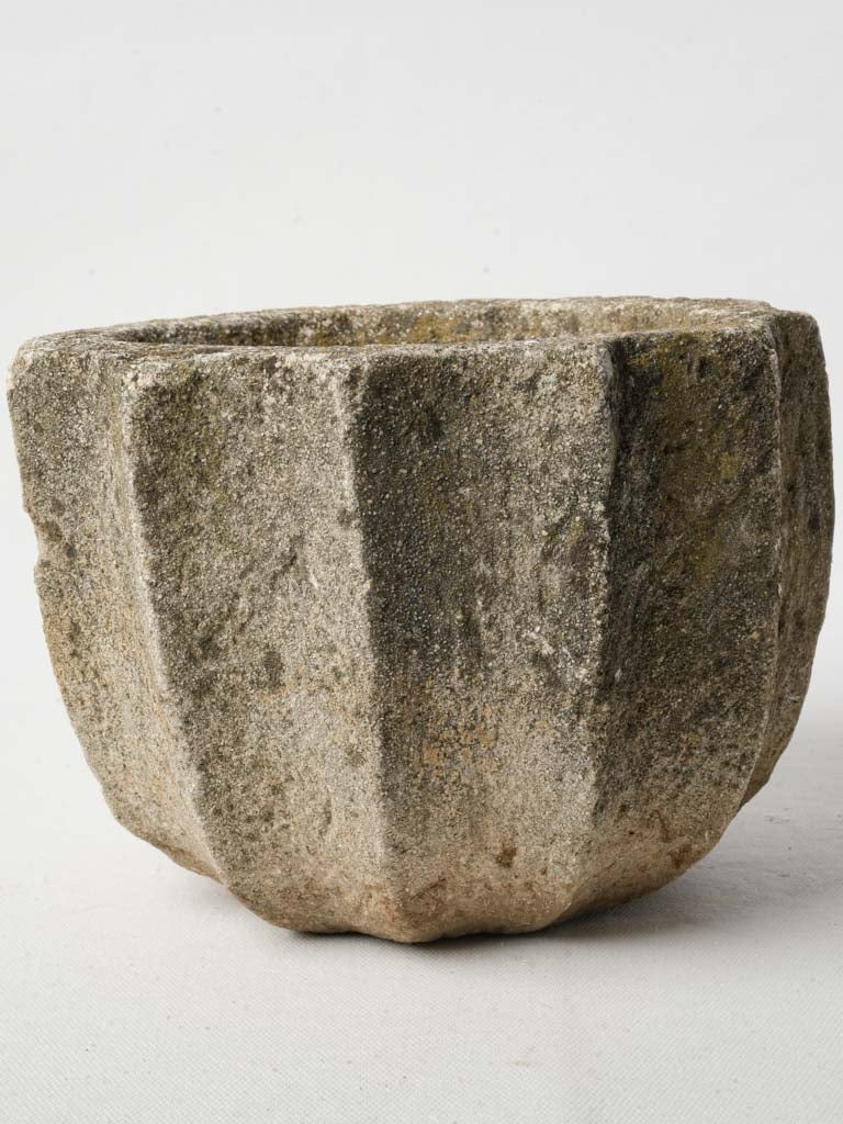 Bold contoured French planter
