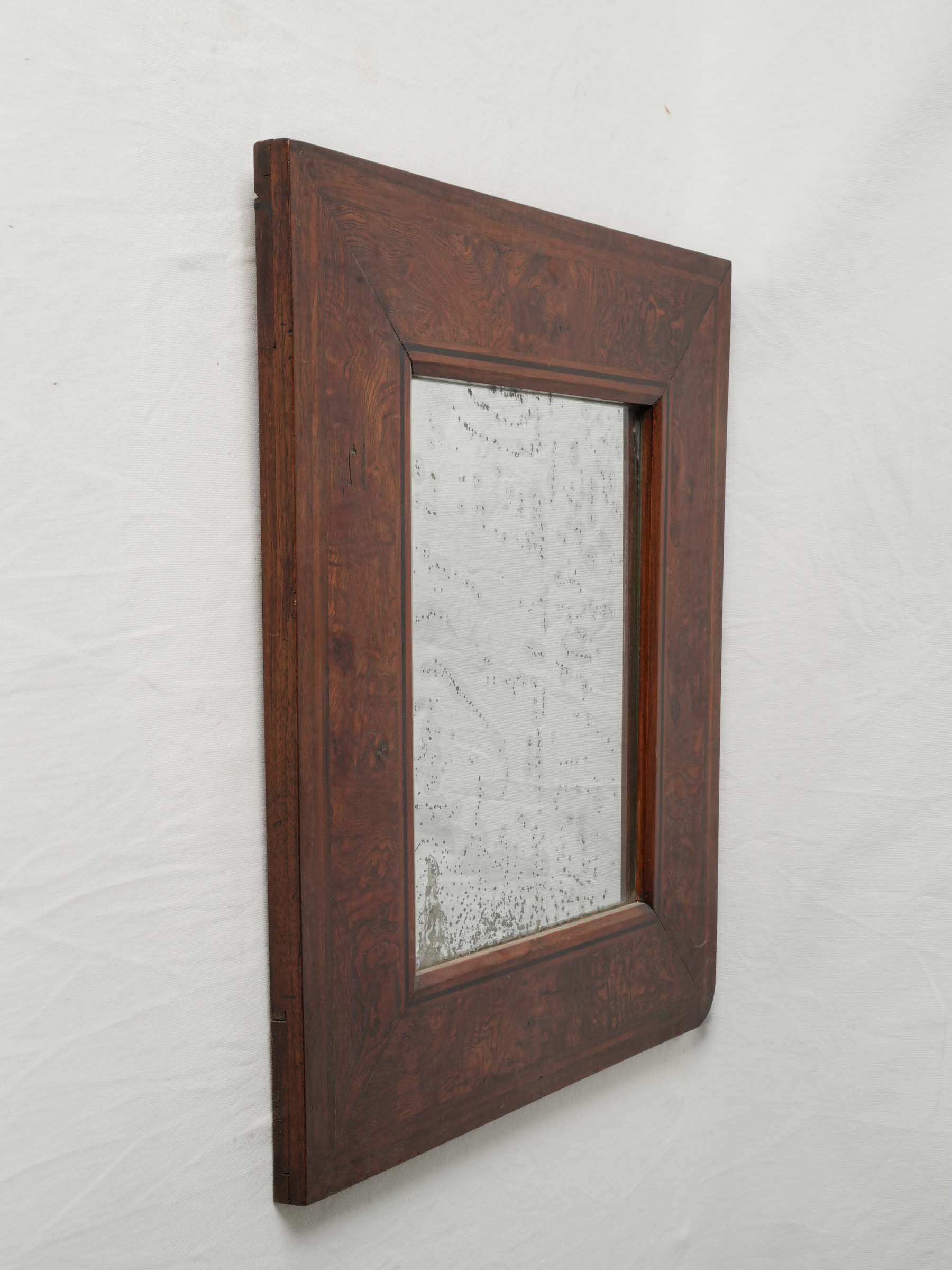 Timeworn patina vintage-style mirror