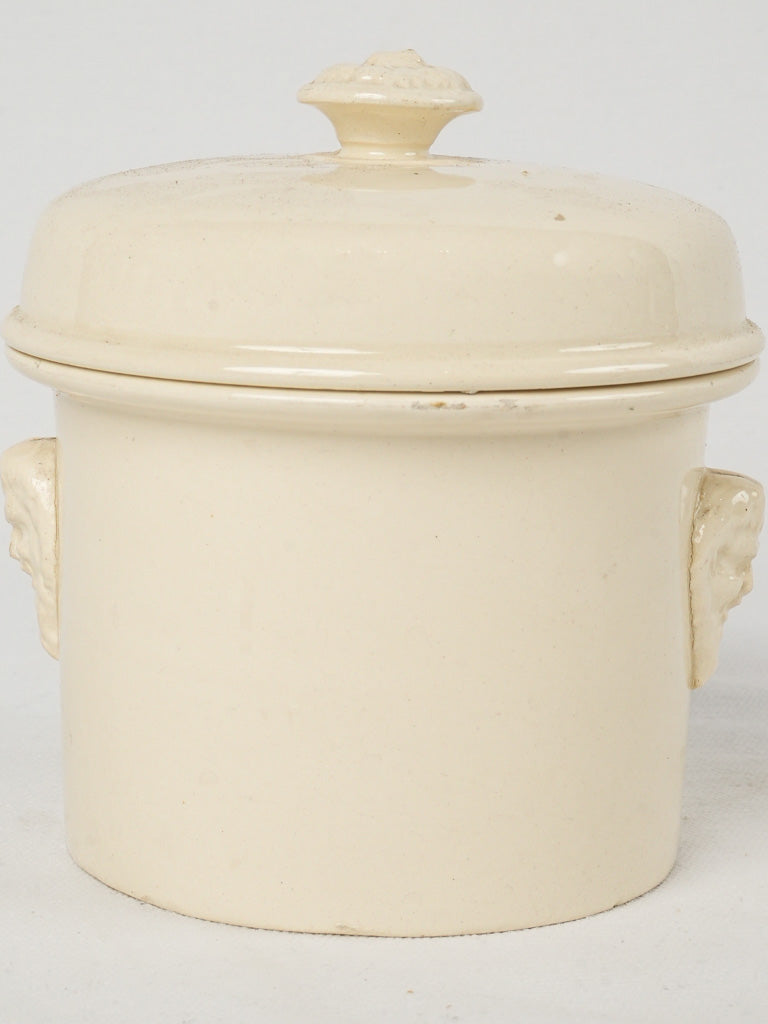 Late-nineteenth century, French, lidded butter dish