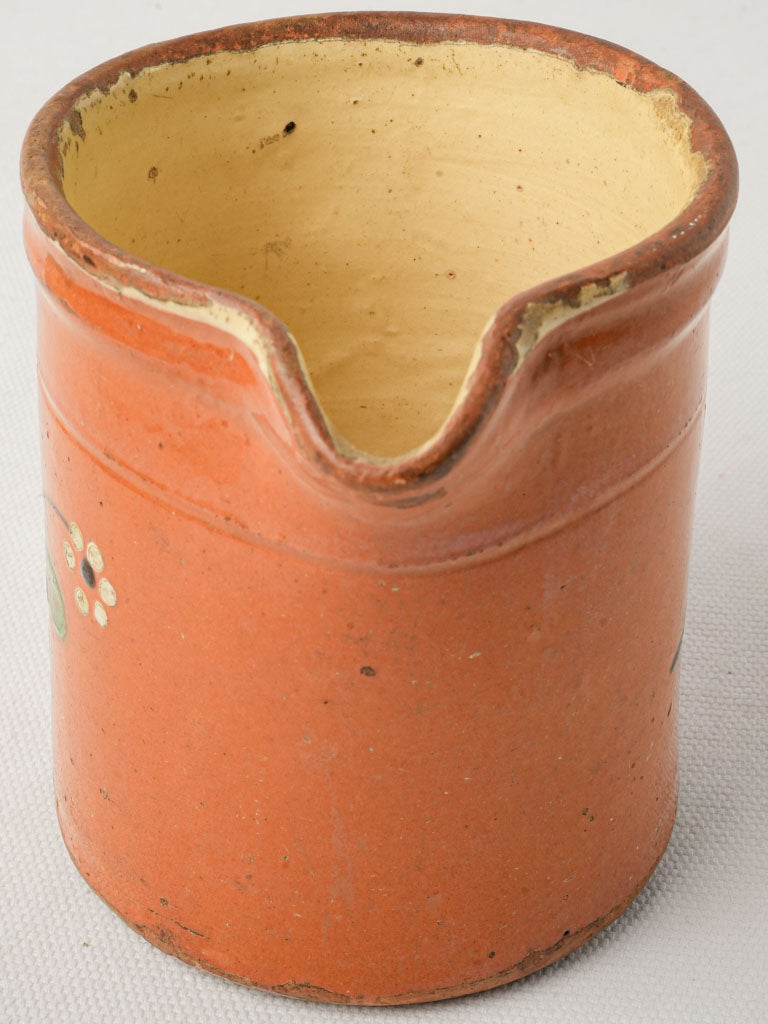 Timeworn handcrafted French Alps pitcher