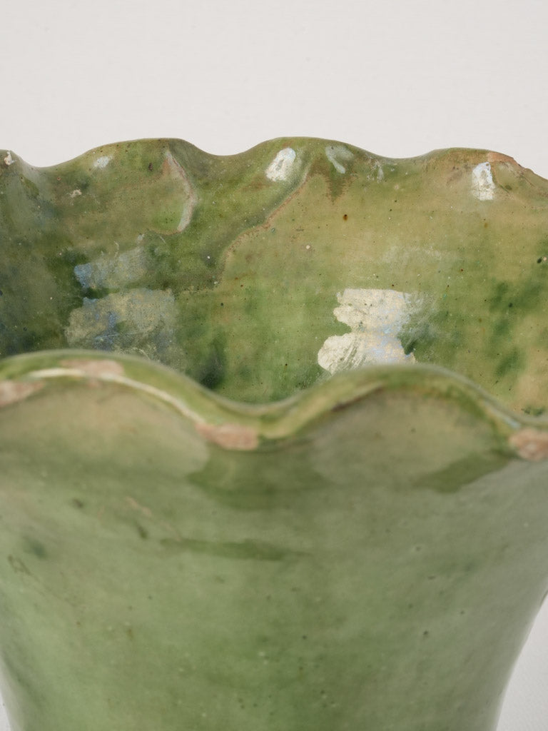 Charming rustic French terracotta vase