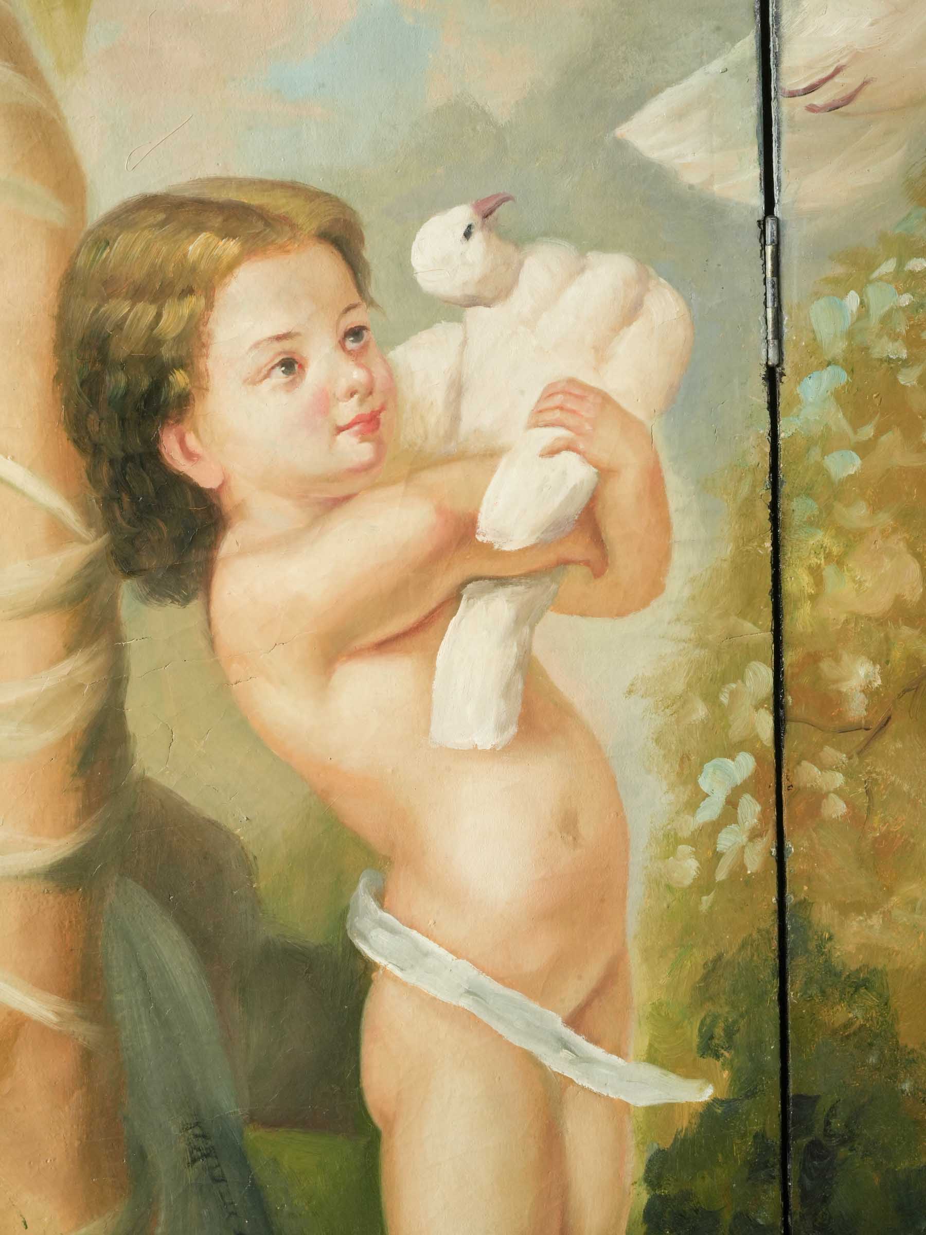 Vintage French artistic screen