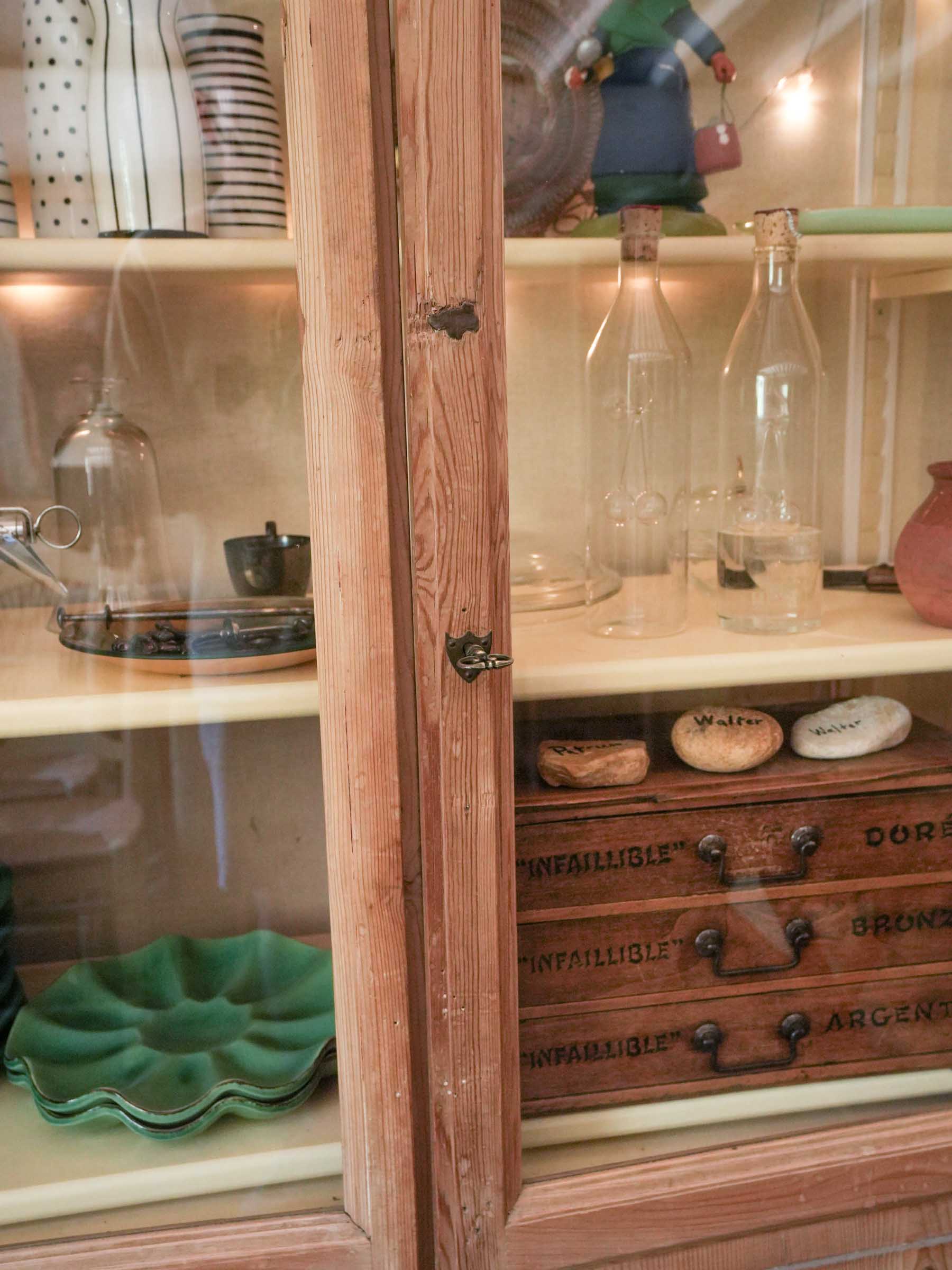 Large 19th century vitrine w/ 6 doors
