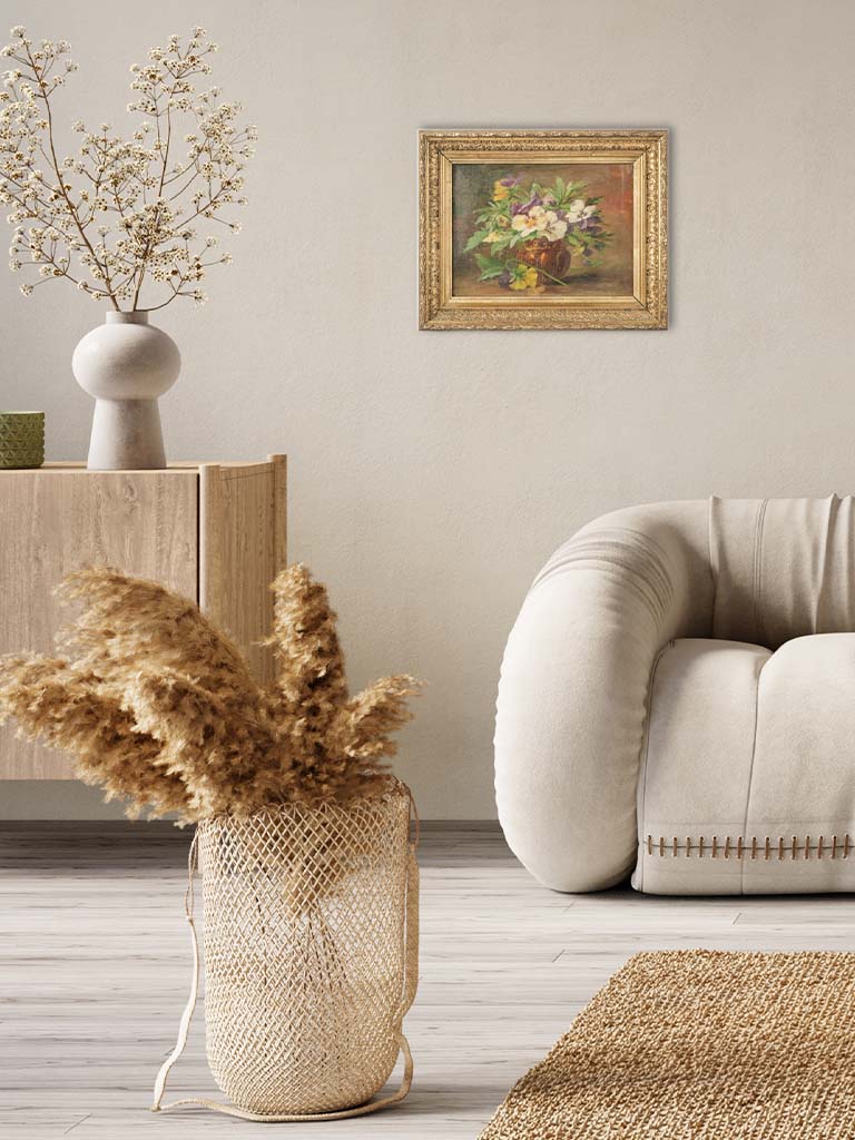 Antique gilded frame