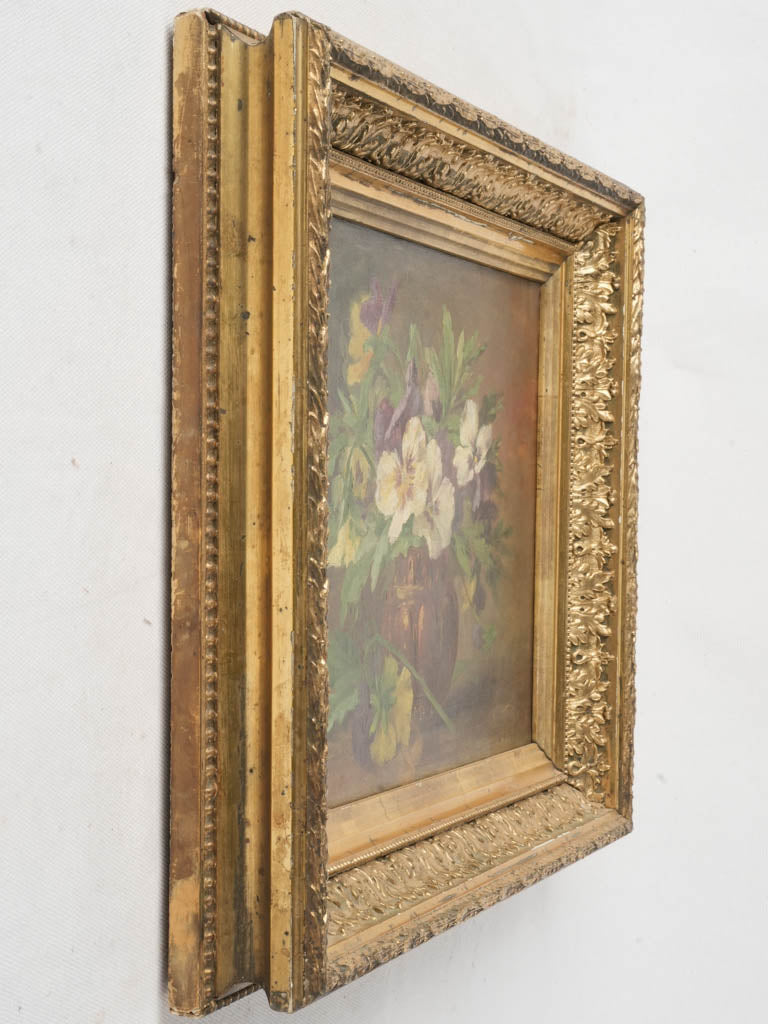 Intricate giltwood motifs