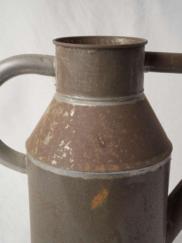 Aged patina watering can
