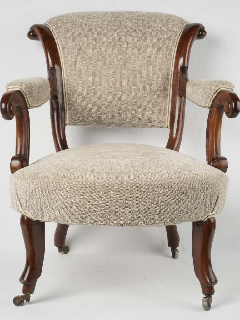 Antique mahogany armchair