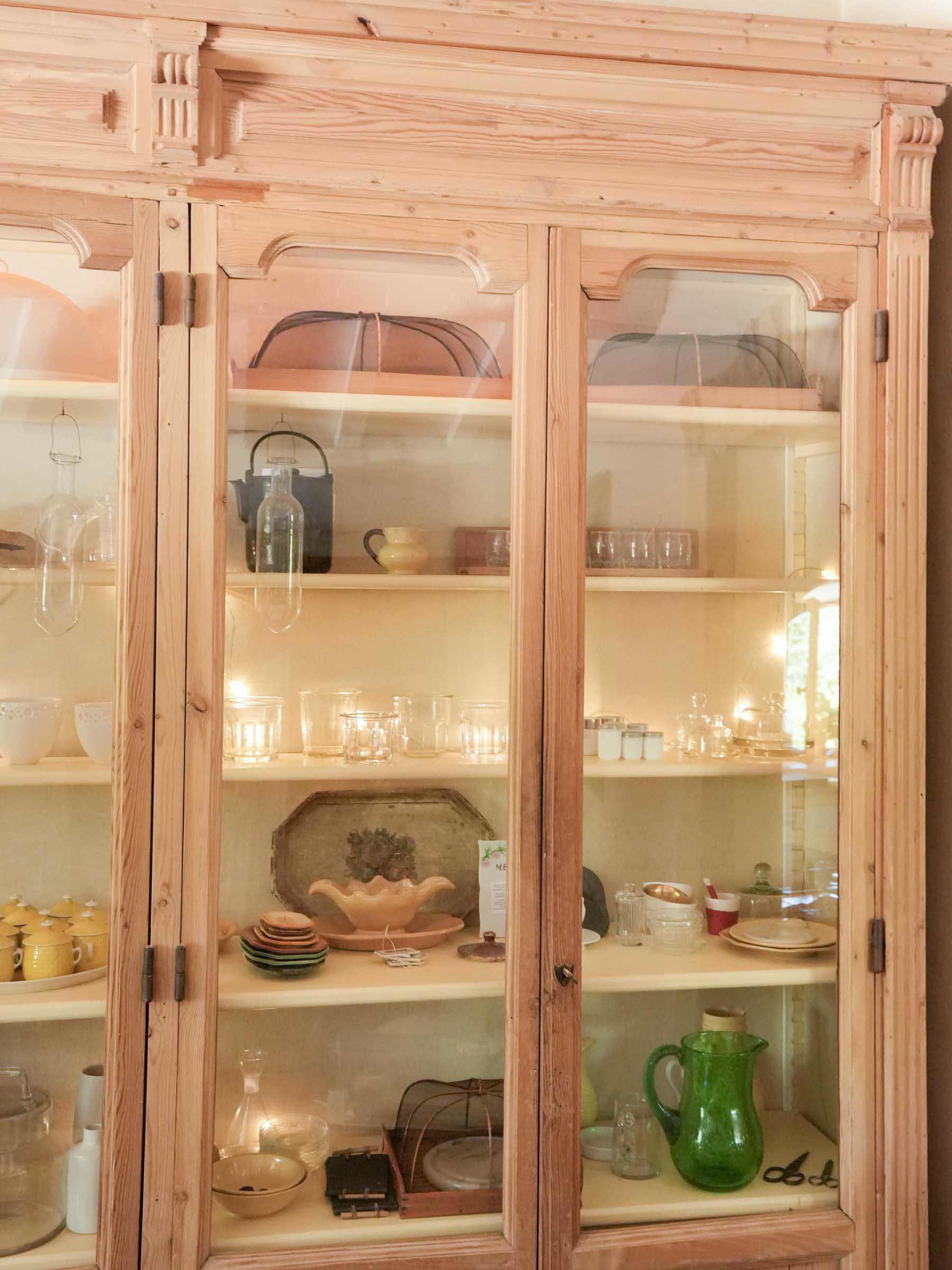 Large 19th century vitrine w/ 6 doors