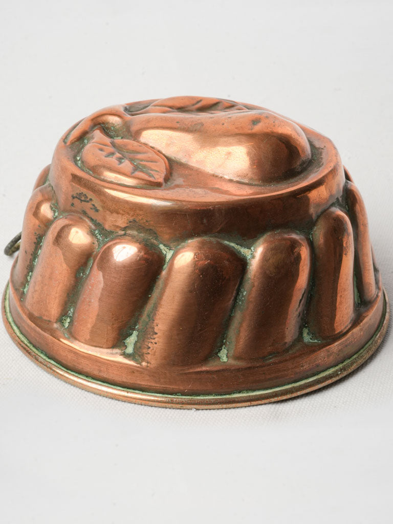 Authentic aged copper kitchen decor