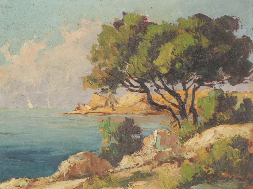 Skillfully crafted oil painting