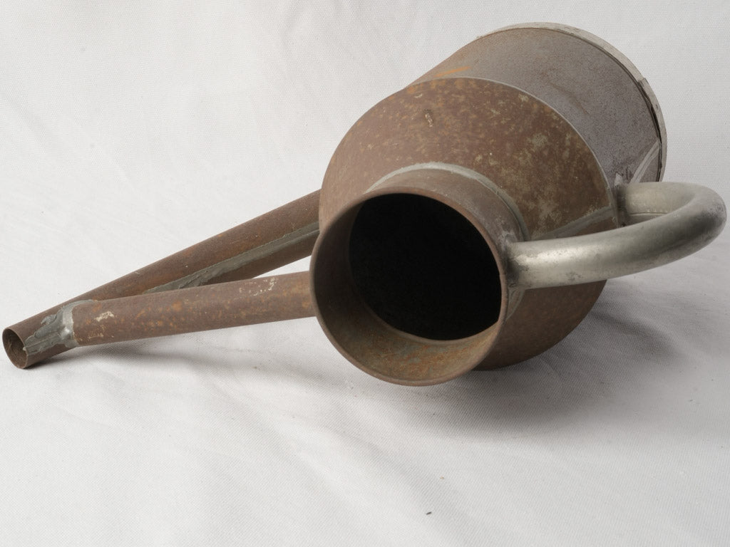 Textured antique watering can