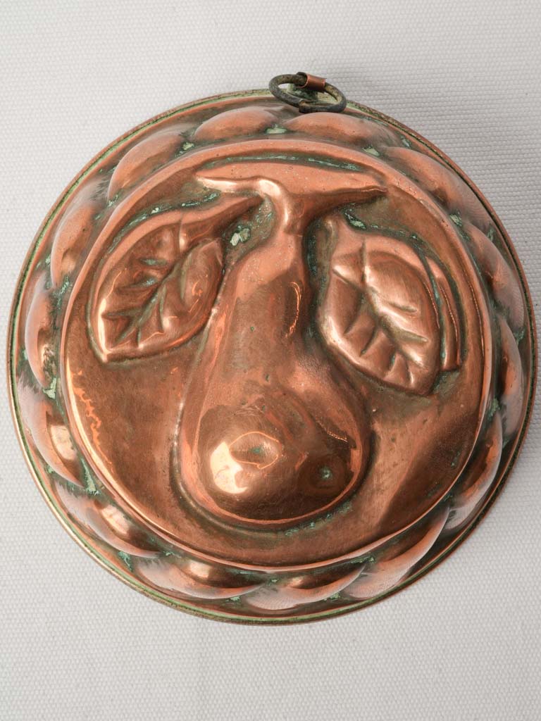 Artisanal French copper dessert mold
