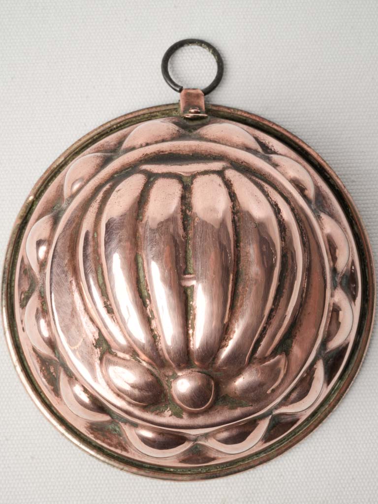 Vintage copper culinary décor piece