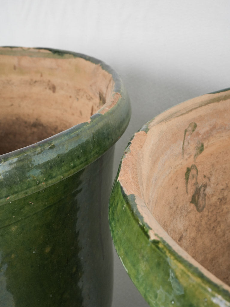 Artisanal aged garden citrus planter