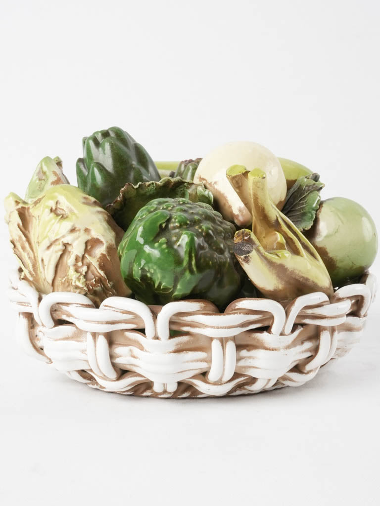 Classic endive basket ceramic art