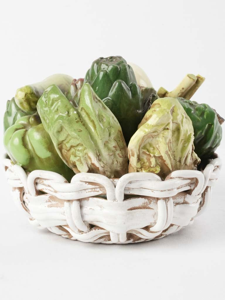 Timeless turnip ceramic display piece