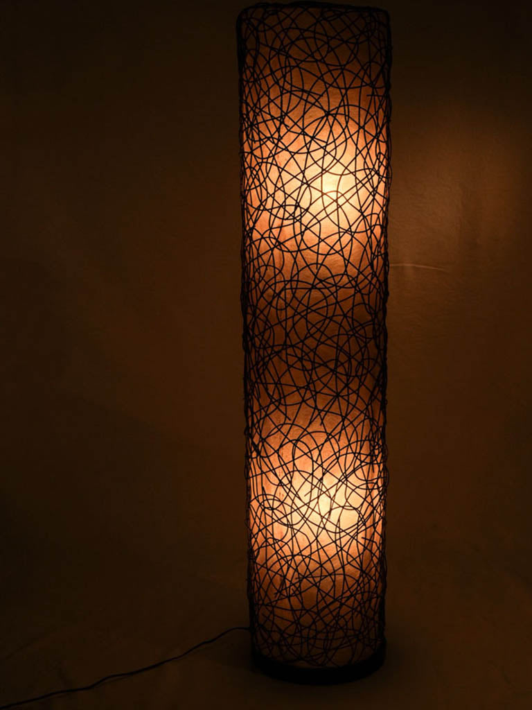 1960s translucent fiberglass decor piece