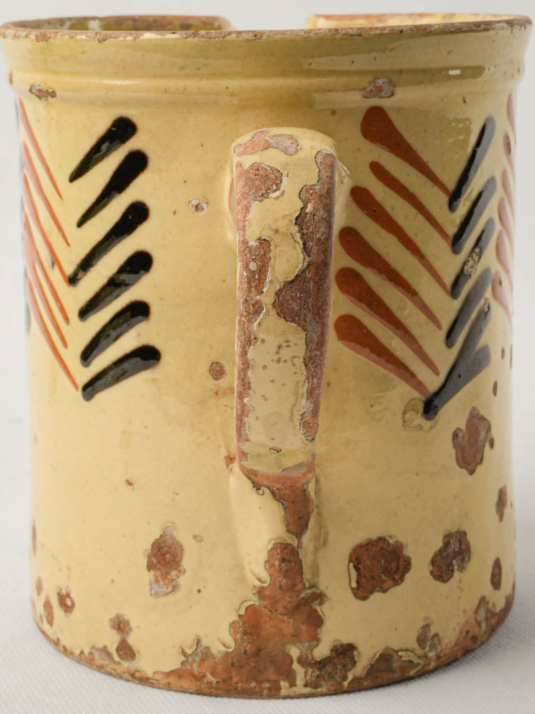 Antique late-century terracotta vessel