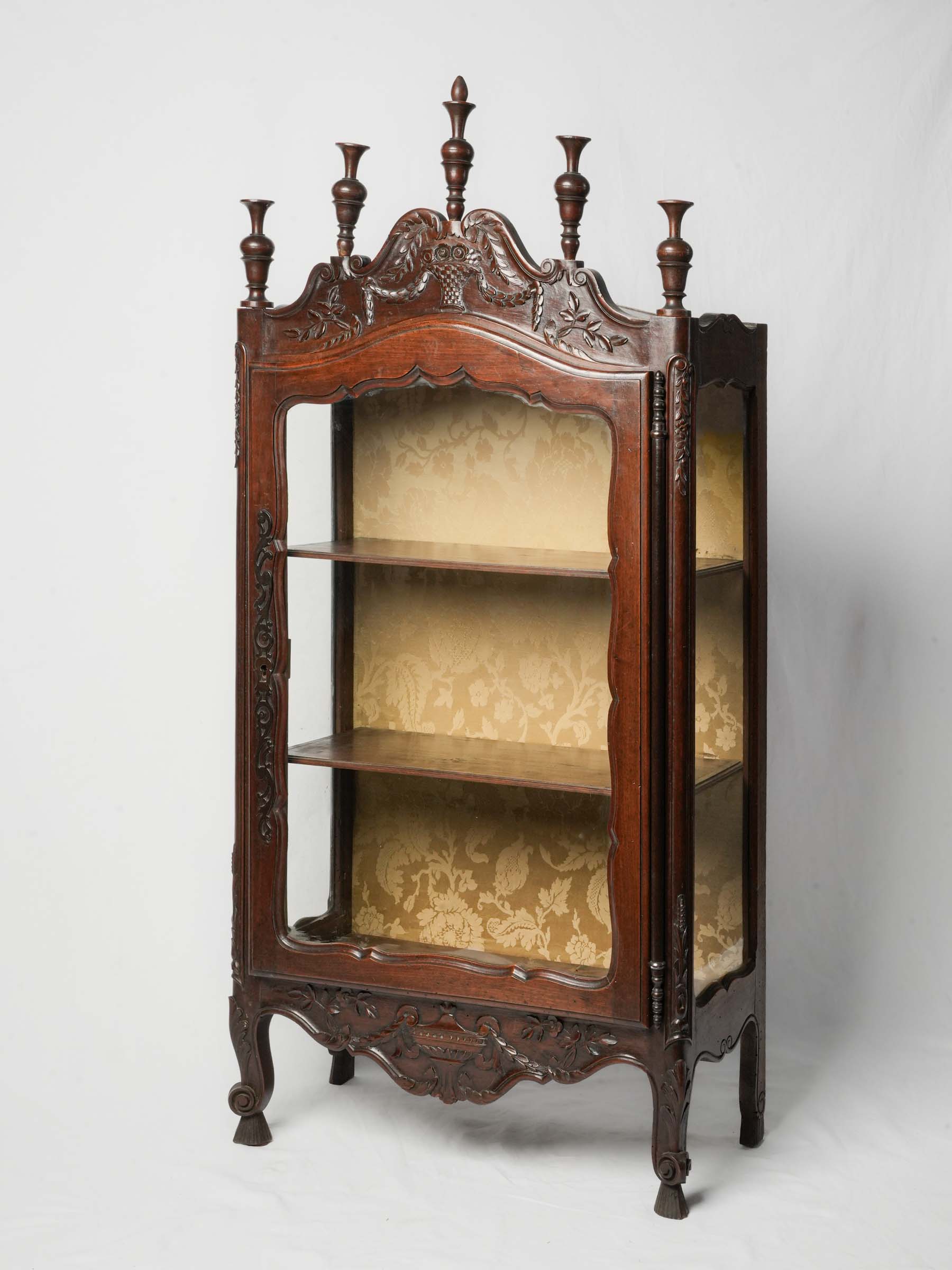 19th Century Provençal Walnut Verriau (Glass Cabinet)- 53½"