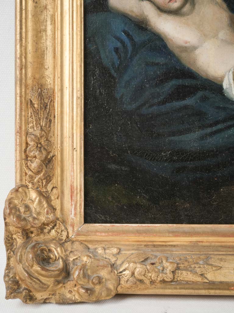 Restored religious oil-on-canvas masterpiece