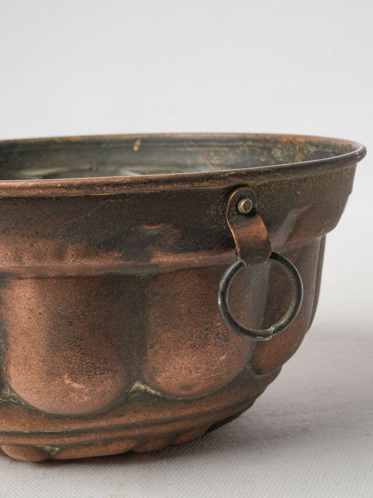 Artistic floral copper mold