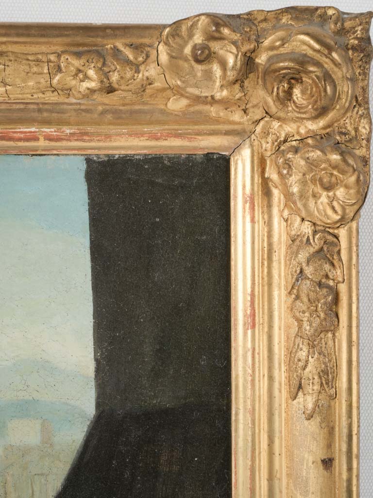 Beautiful Louis XVI-style oil art