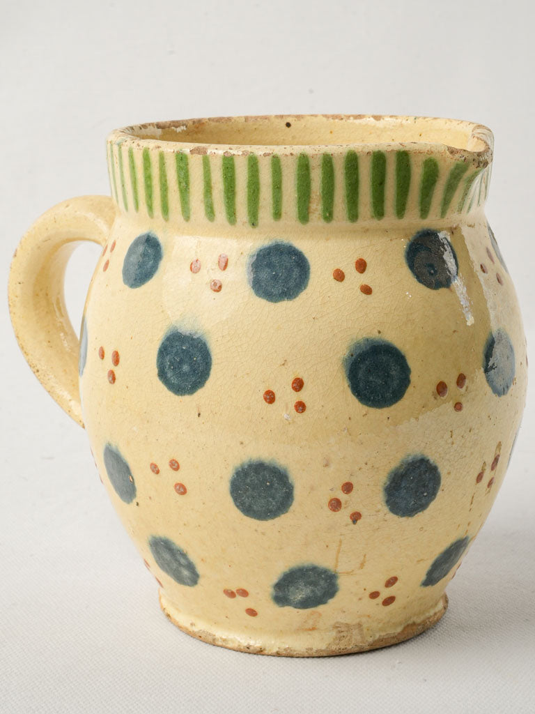 Playful glazed ceramic kitchenware piece