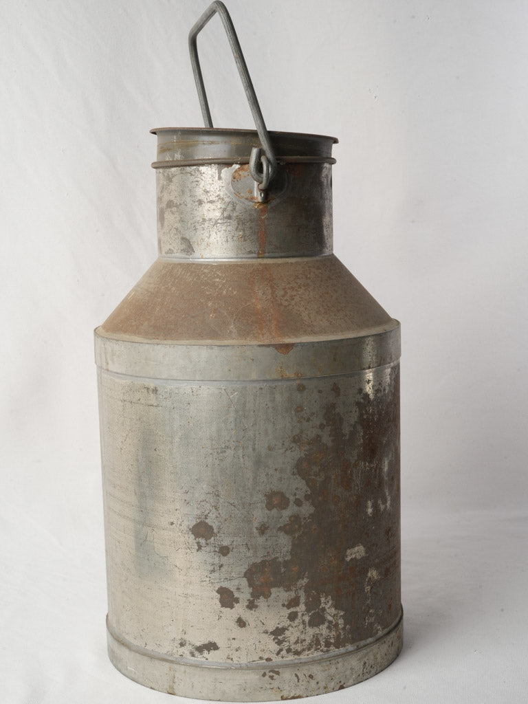 Authentic farmhouse French milk churn