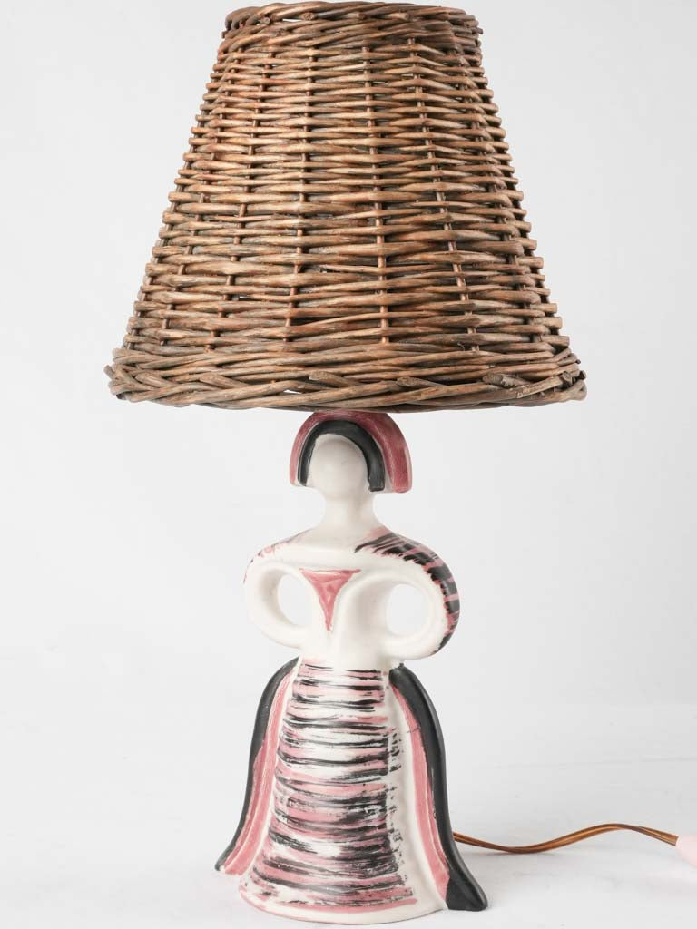 Vintage signed Colette Gueden table lamp