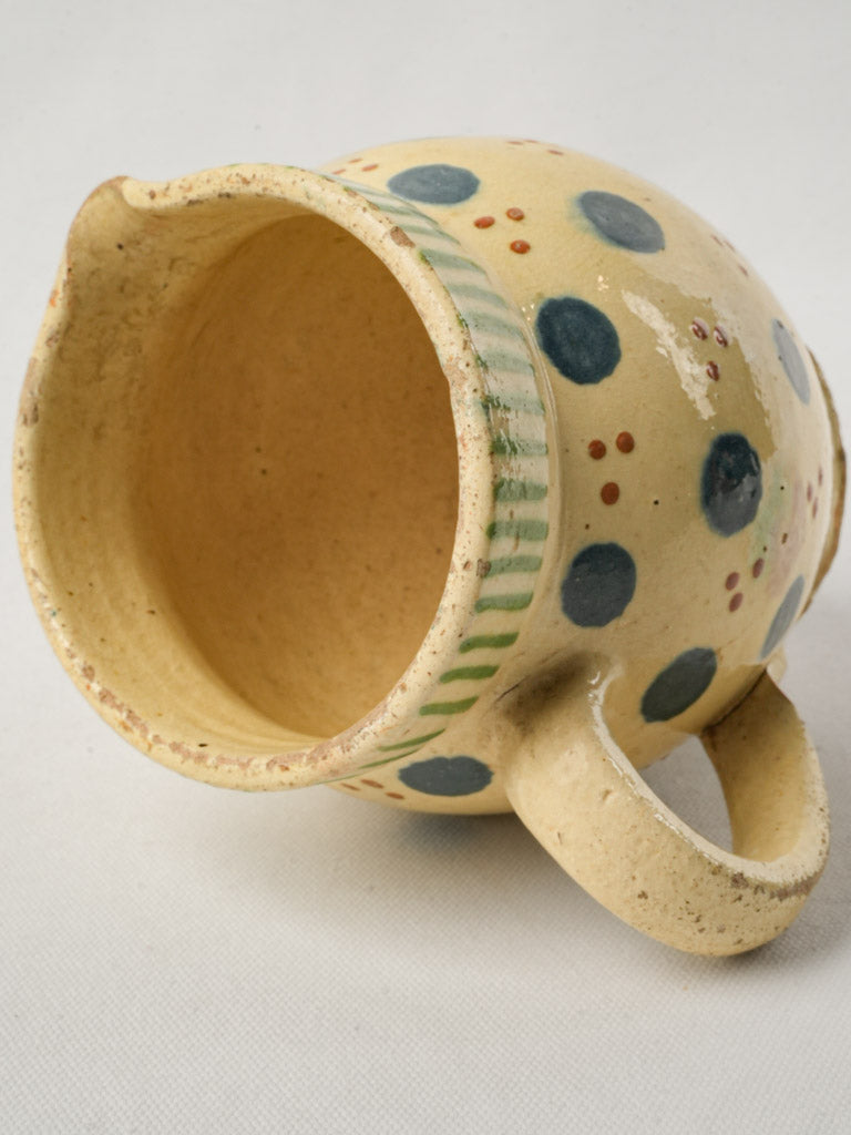 Quaint hand-crafted vintage pitcher