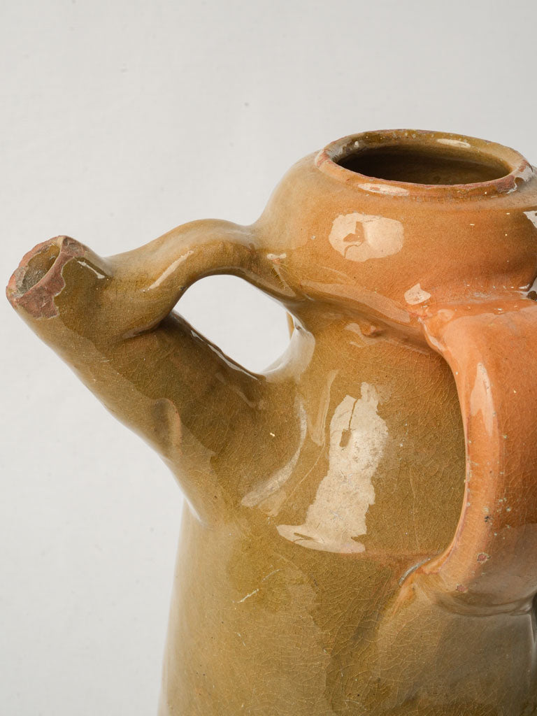 Decorative period ceramic olive piece