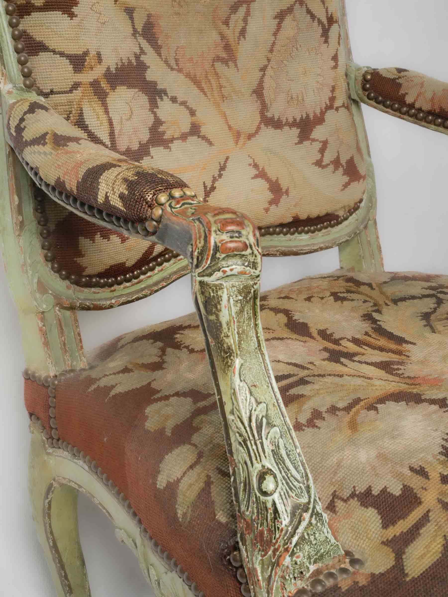 Muted tones armchair