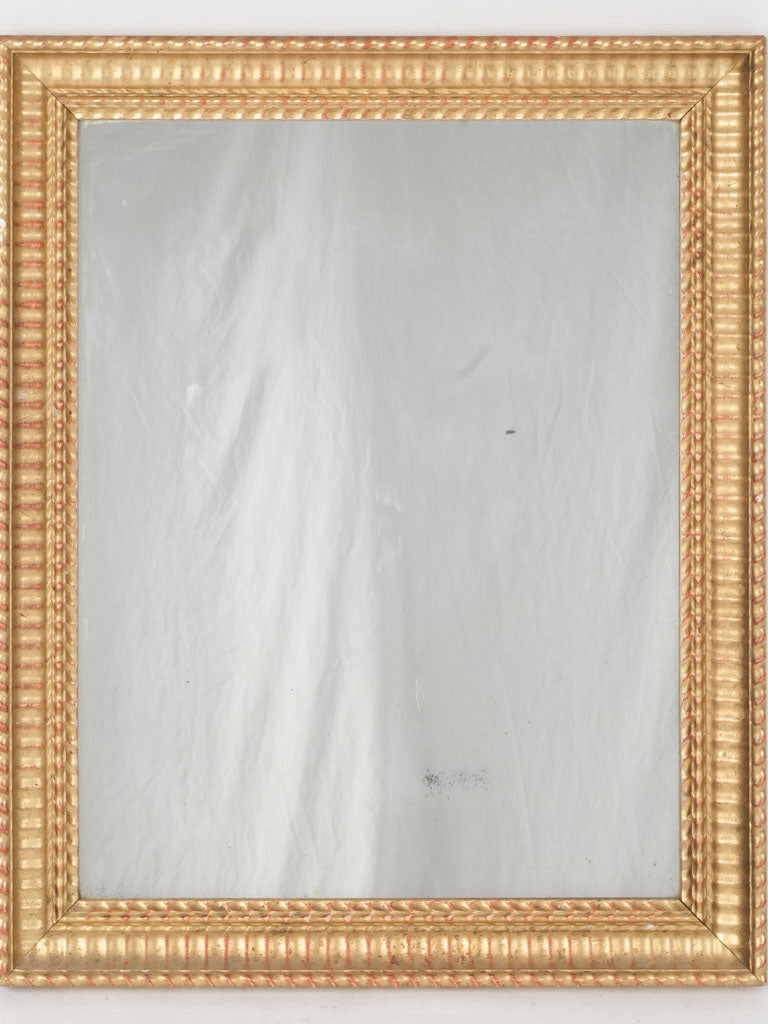 Antique gilded French-style mirror