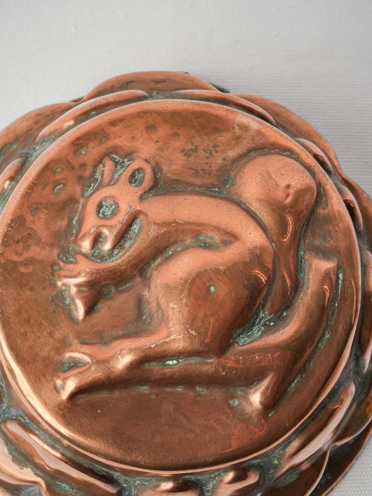 Aged Verdigris-Laced Copper Decor