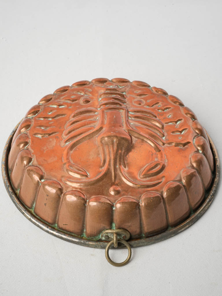Exquisite antique copper mold