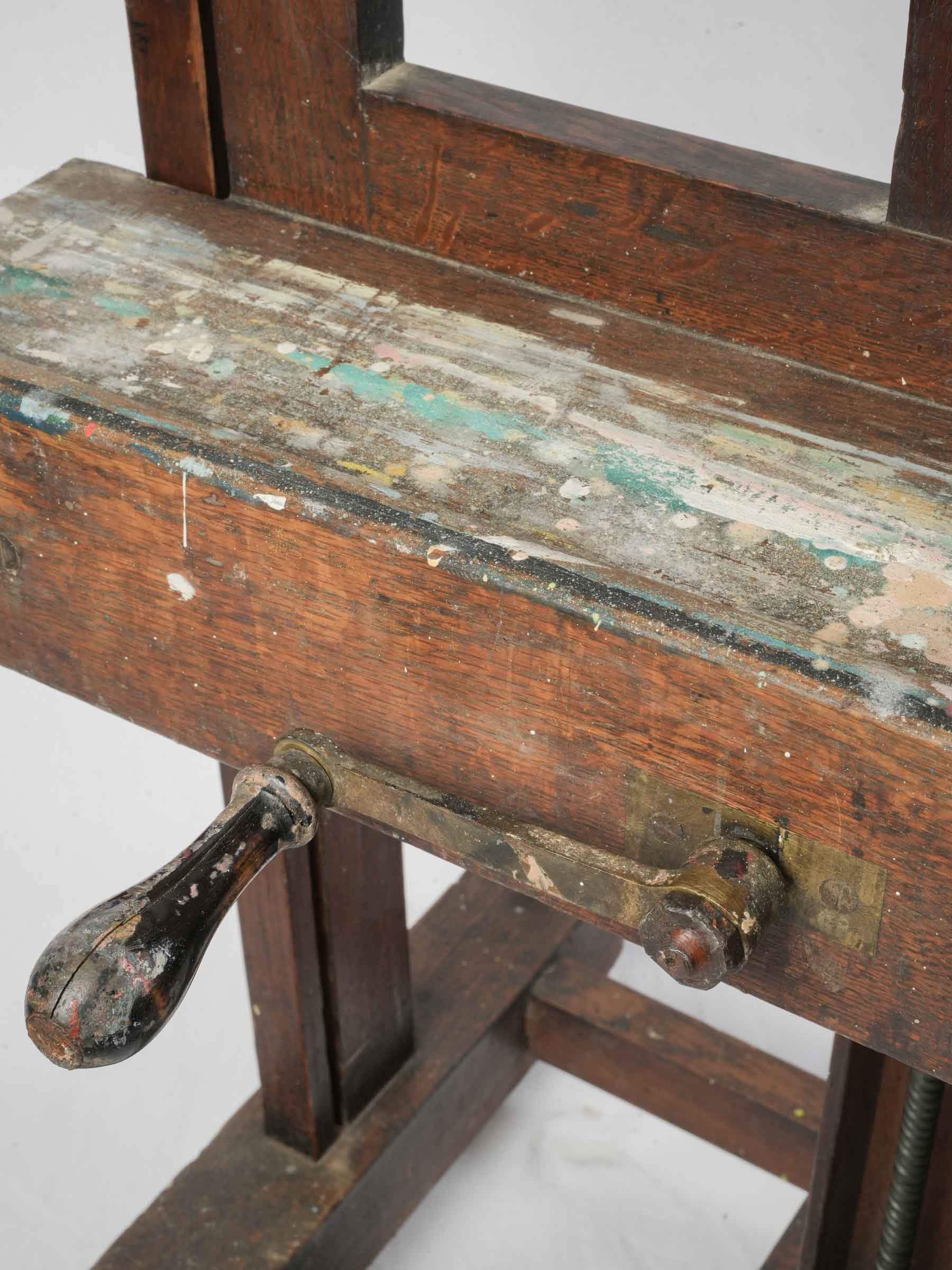 Adjustable 19th-century easel
