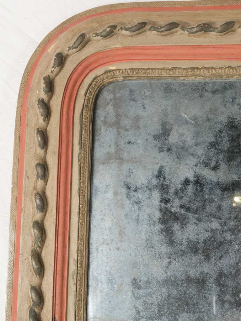 Mid-19th century wooden frame mirror