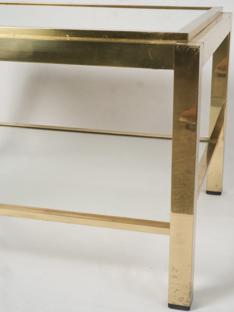 Timeless mirrored Italian occasional table