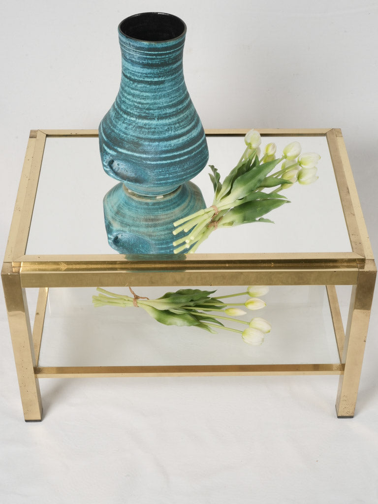 Luxurious brass Maison Jansen coffee table