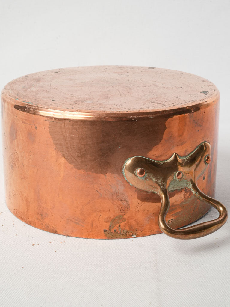 Distinctive patina French cookware
