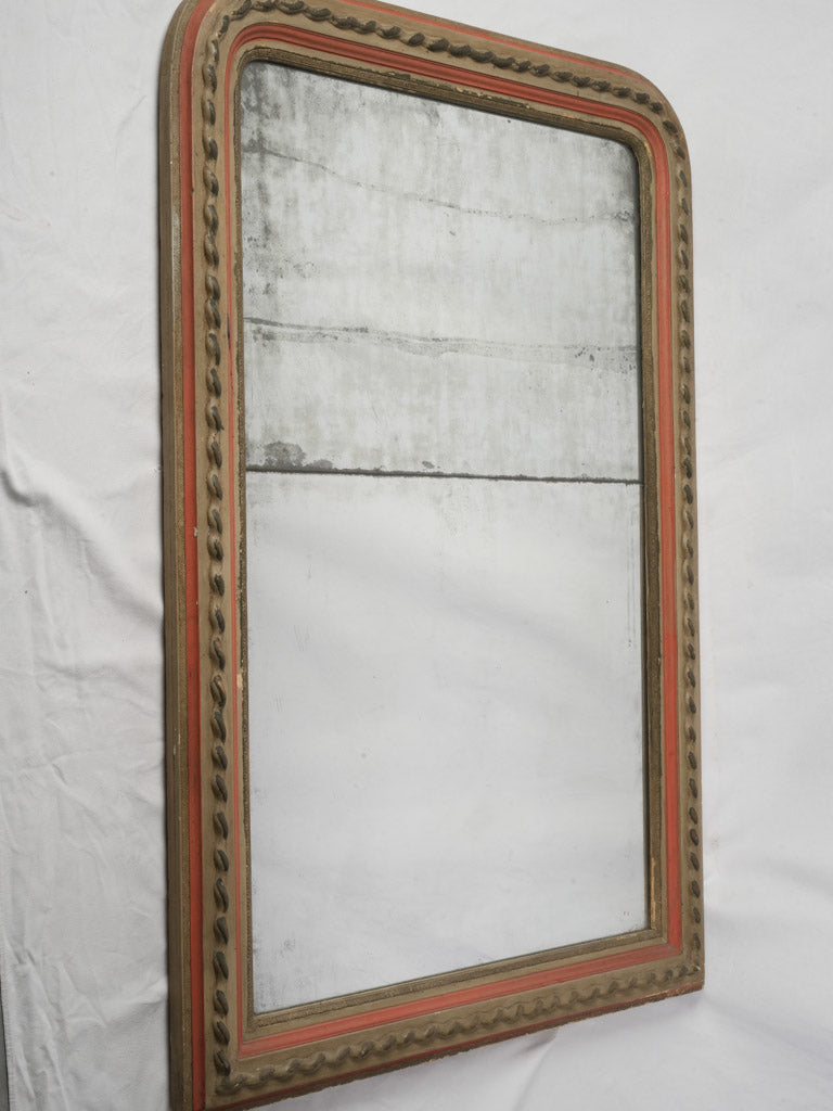 Gold detailed grand entry mirror