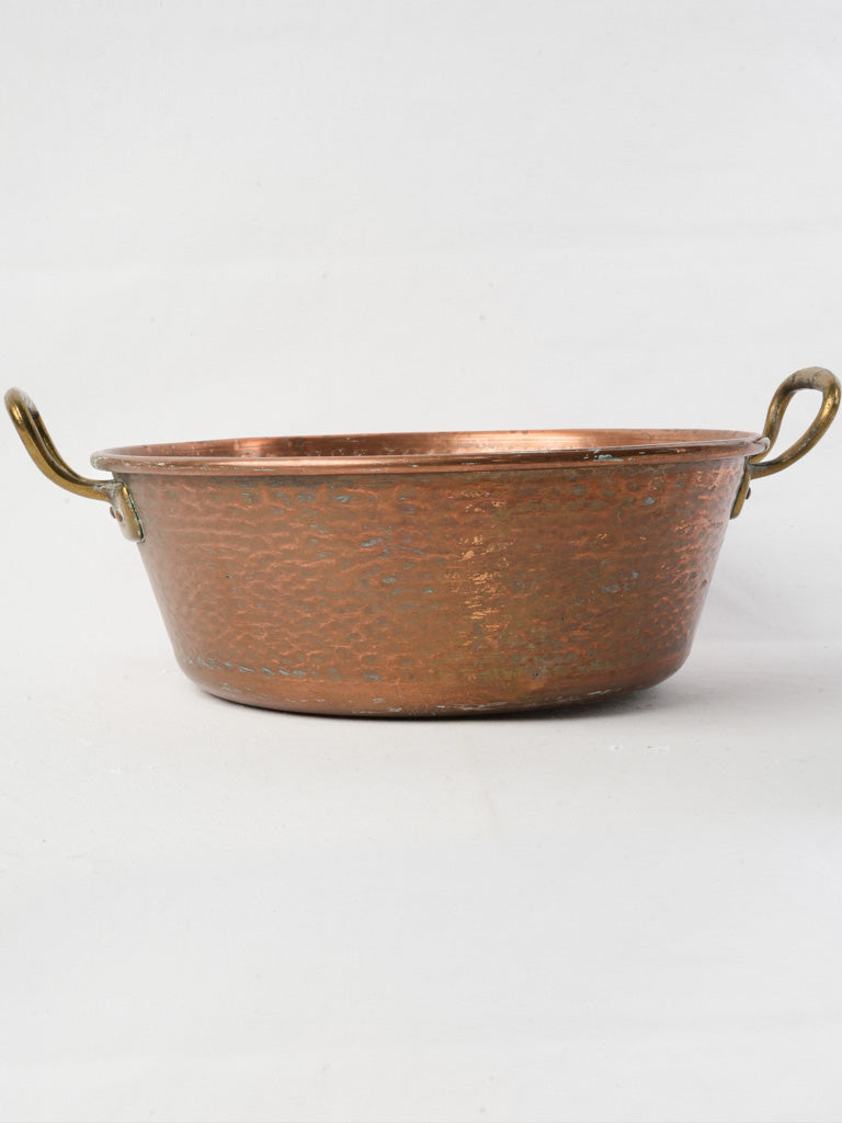 Elegant brass-handled basin