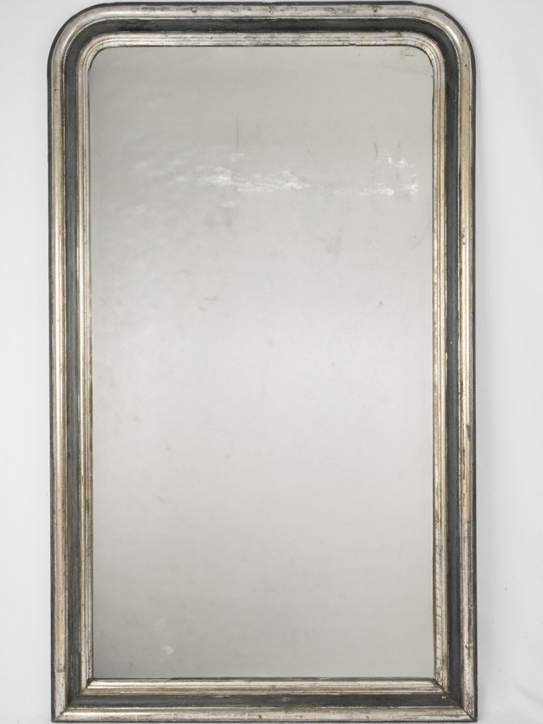 French Louis Philippe Silver Gilt Mirror - Fireside Antiques