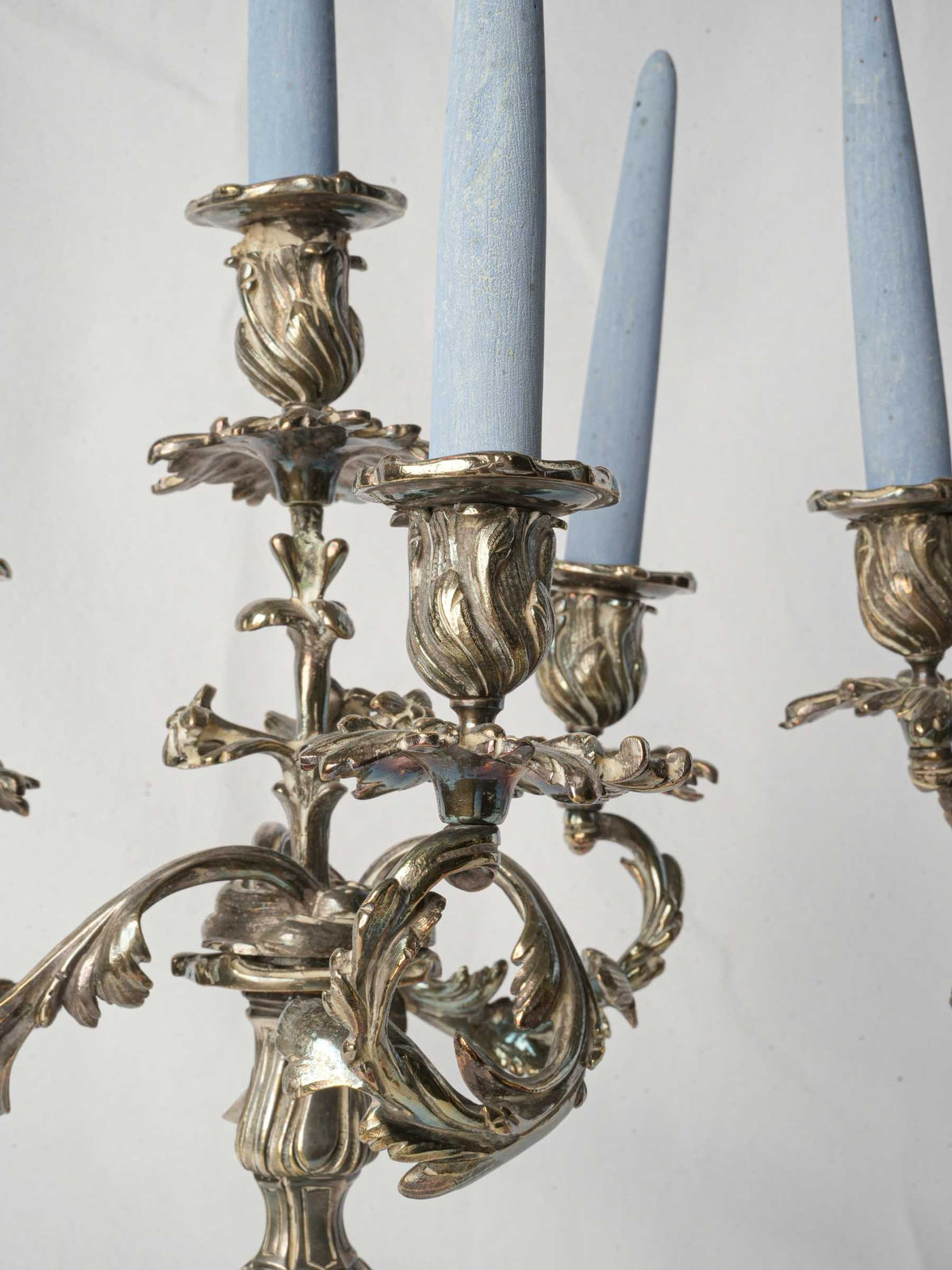 Graceful Rococo style candelabra