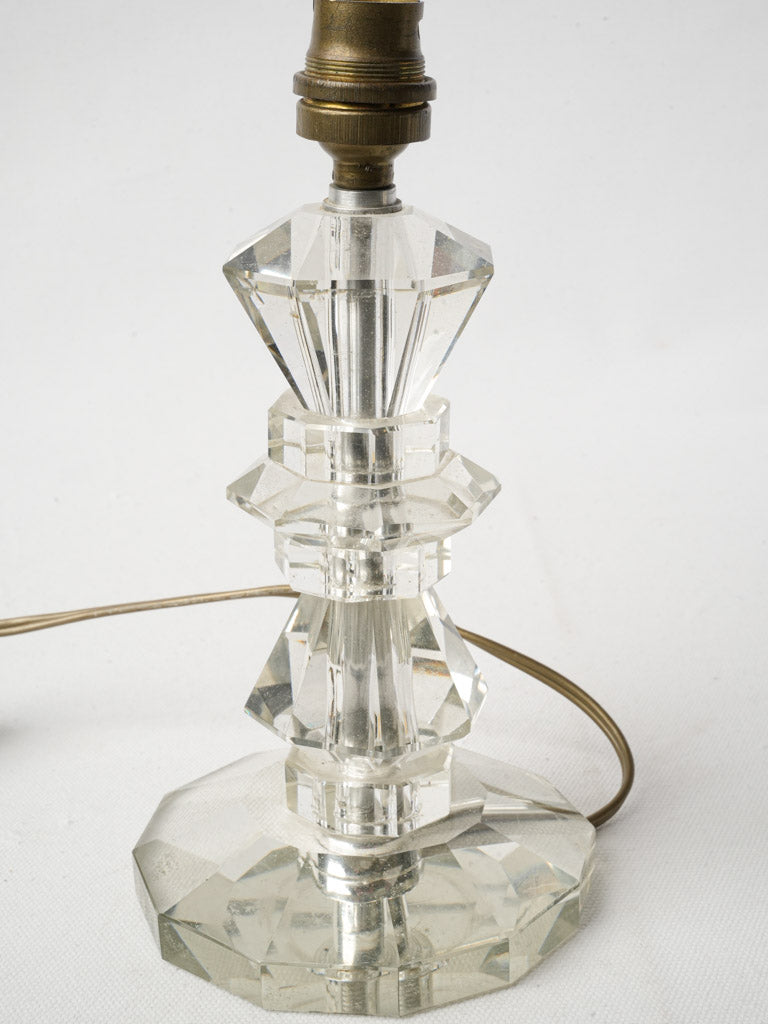 Charming petite crystal lamp