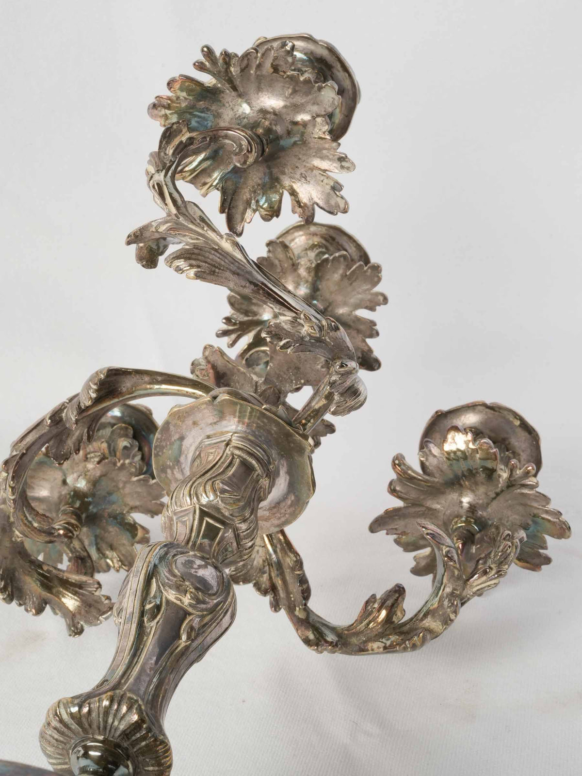 Artful Rococo design candelabra