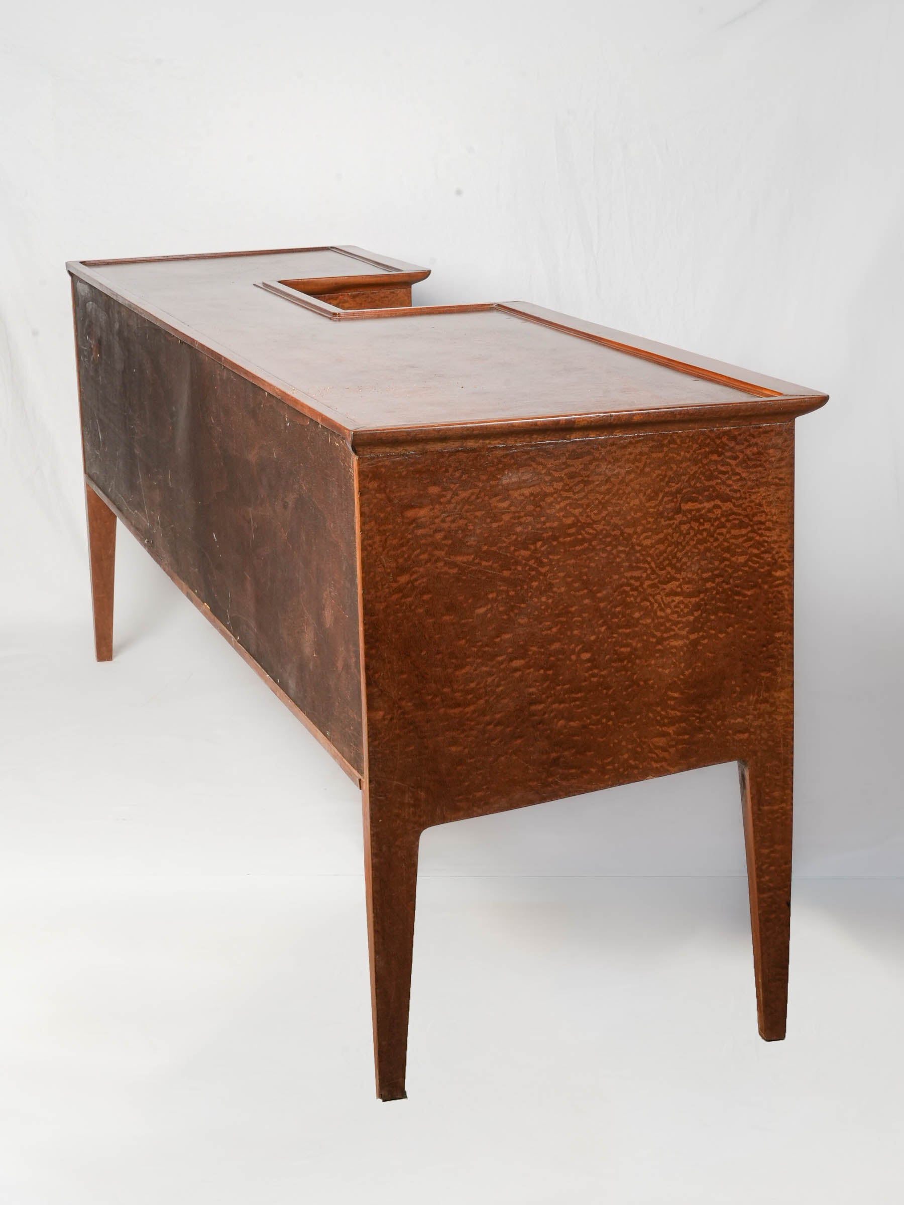 Sophisticated flame-grain veneer sideboard