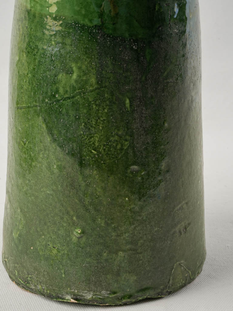 Collectible green glazed artifact