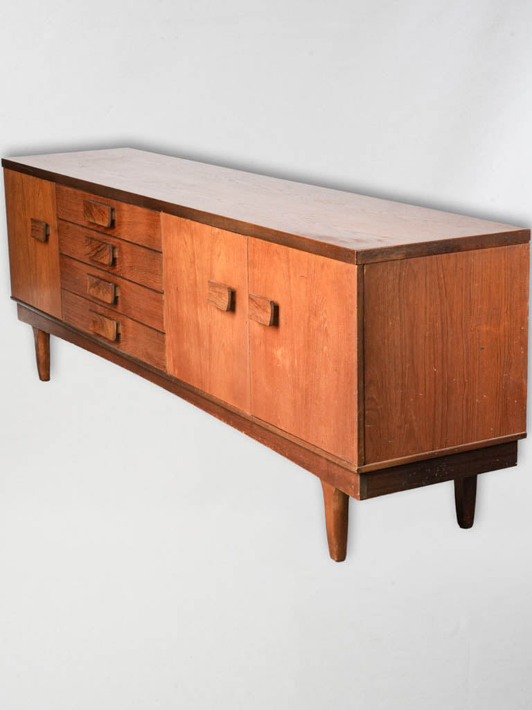 Vintage Scandinavian oak sideboard