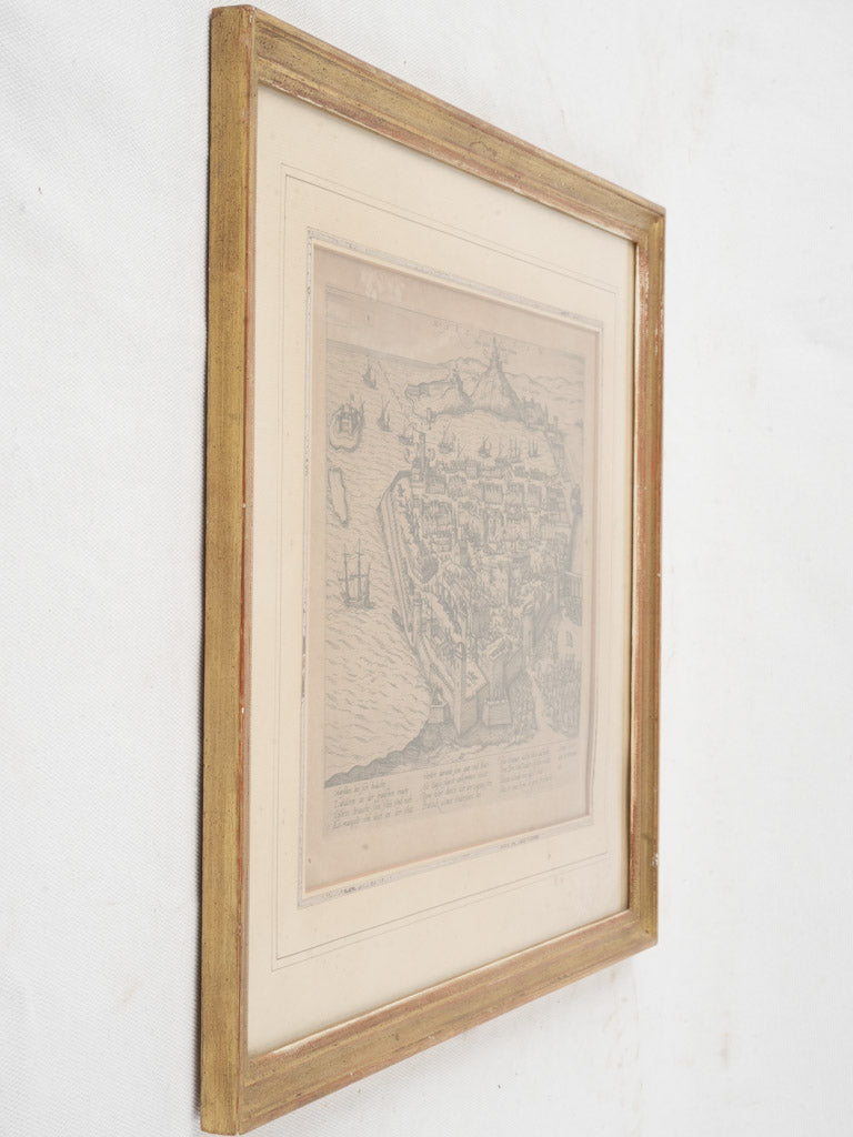 Intricate European historical map